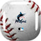 MLB Miami Marlins Game Ball Galaxy Buds Live Skin
