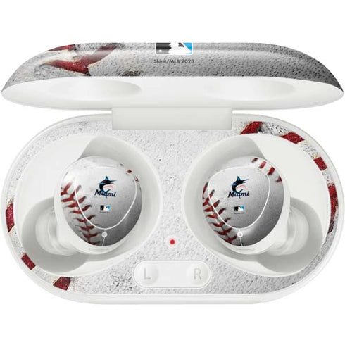 MLB Miami Marlins Game Ball Galaxy Buds Plus Skin
