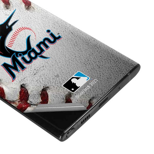 MLB Miami Marlins Game Ball Galaxy Note 10 Plus Skin