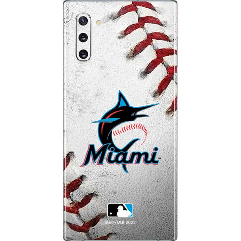 MLB Miami Marlins Game Ball Galaxy Note 10 Skin