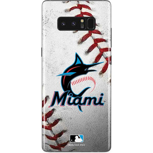 MLB Miami Marlins Game Ball Galaxy Note 8 Skin