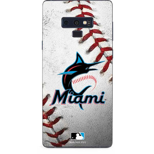 MLB Miami Marlins Game Ball Galaxy Note 9 Skin
