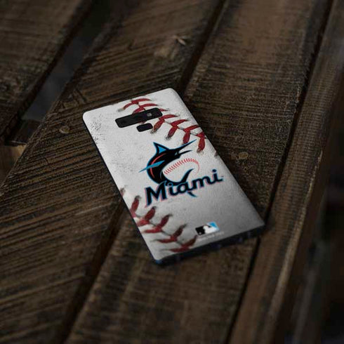 MLB Miami Marlins Game Ball Galaxy Note 9 Skin