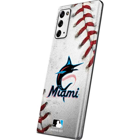 MLB Miami Marlins Game Ball Galaxy Note20 5G Skin