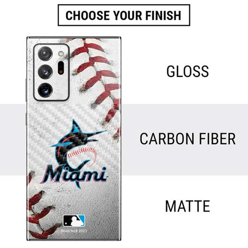 MLB Miami Marlins Game Ball Galaxy Note20 Ultra 5G Skin