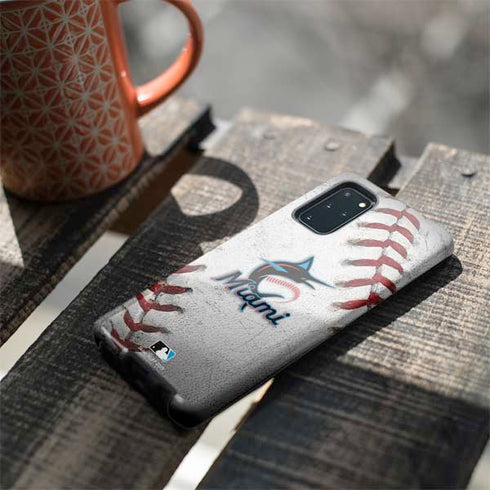 MLB Miami Marlins Game Ball Galaxy S20 Plus Pro Case