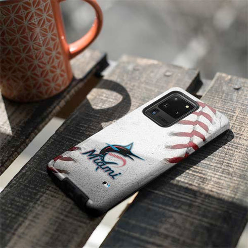 MLB Miami Marlins Game Ball Galaxy S20 Ultra 5G Pro Case