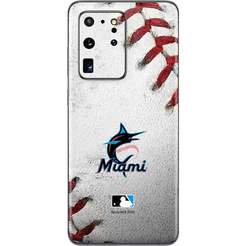 MLB Miami Marlins Game Ball Galaxy S20 Ultra 5G Skin