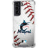 MLB Miami Marlins Game Ball Galaxy S21 5G Clear Case