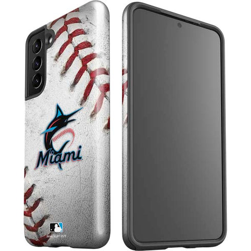 MLB Miami Marlins Game Ball Galaxy S21 5G Pro Case