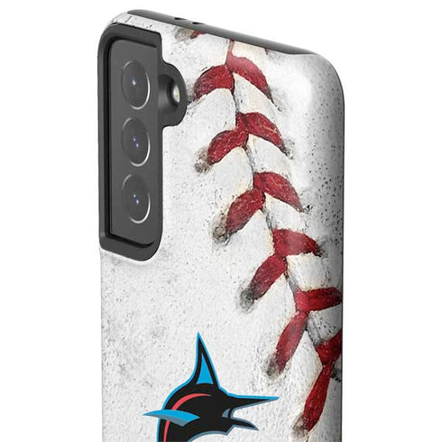 MLB Miami Marlins Game Ball Galaxy S21 5G Pro Case