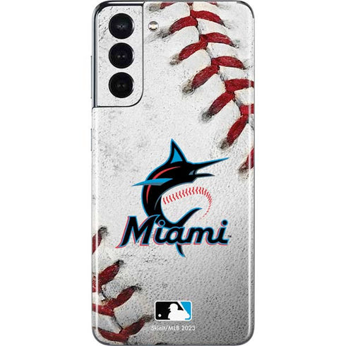 MLB Miami Marlins Game Ball Galaxy S21 5G Skin