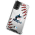 MLB Miami Marlins Game Ball Galaxy S21 FE Clear Case
