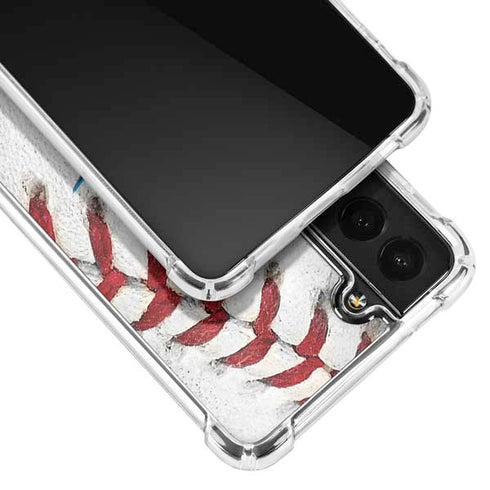 MLB Miami Marlins Game Ball Galaxy S21 FE Clear Case