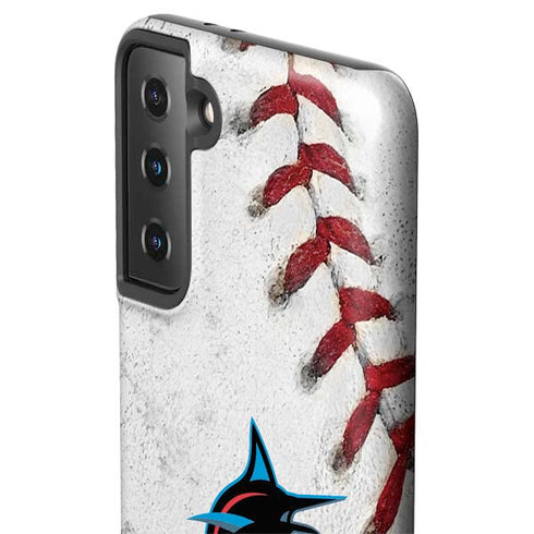 MLB Miami Marlins Game Ball Galaxy S21 Plus 5G Pro Case