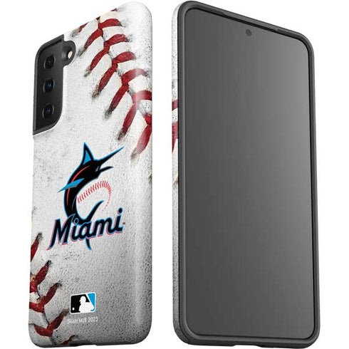 MLB Miami Marlins Game Ball Galaxy S21 Plus 5G Pro Case