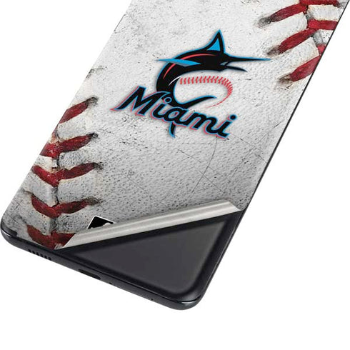 MLB Miami Marlins Game Ball Galaxy S21 Plus 5G Skin