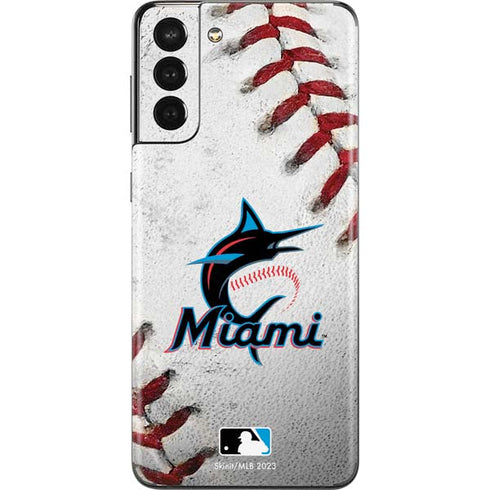 MLB Miami Marlins Game Ball Galaxy S21 Plus 5G Skin