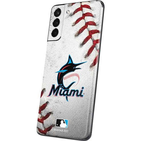 MLB Miami Marlins Game Ball Galaxy S21 Plus 5G Skin