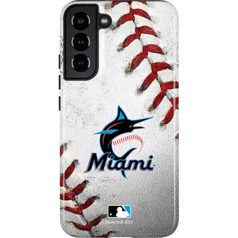 MLB Miami Marlins Game Ball Galaxy S22 Plus Pro Case