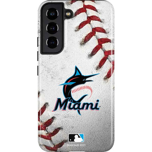 MLB Miami Marlins Game Ball Galaxy S22 Pro Case