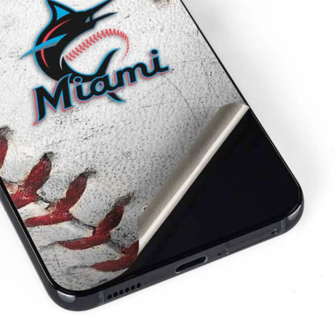 MLB Miami Marlins Game Ball Galaxy S22 Skin