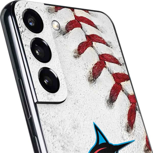 MLB Miami Marlins Game Ball Galaxy S22 Skin