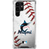MLB Miami Marlins Game Ball Galaxy S22 Ultra Clear Case
