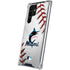 MLB Miami Marlins Game Ball Galaxy S22 Ultra Clear Case