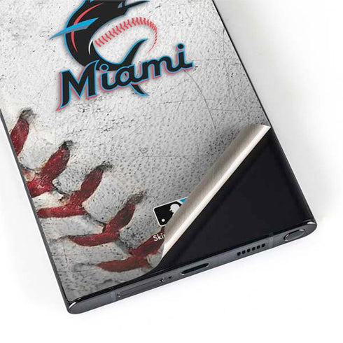 MLB Miami Marlins Game Ball Galaxy S22 Ultra Skin