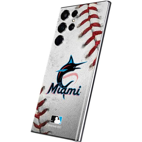 MLB Miami Marlins Game Ball Galaxy S22 Ultra Skin