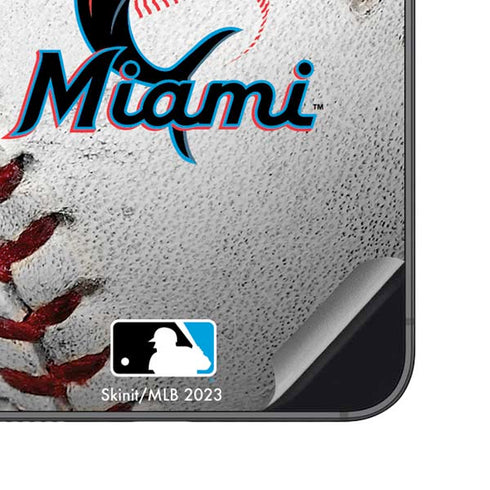 MLB Miami Marlins Game Ball Galaxy S23 FE Skin
