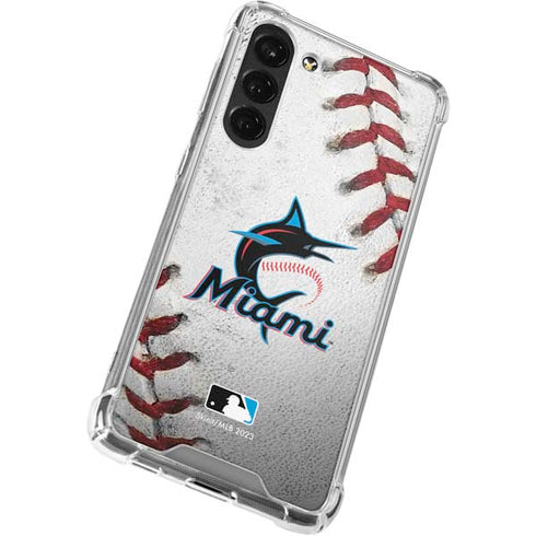 MLB Miami Marlins Game Ball Galaxy S23 Plus Clear Case