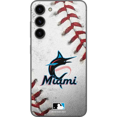 MLB Miami Marlins Game Ball Galaxy S23 Plus Skin