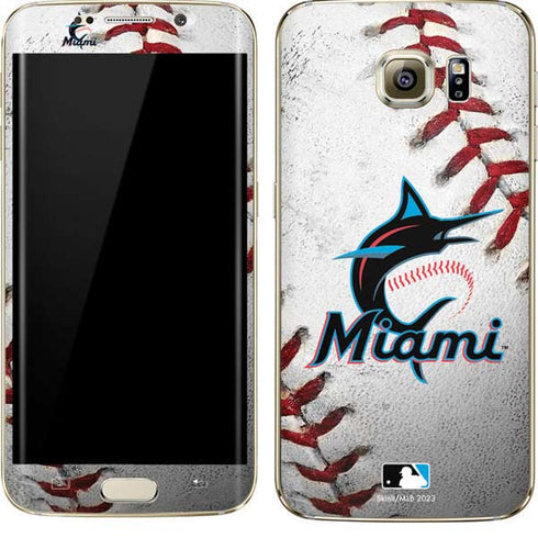MLB Miami Marlins Game Ball Galaxy S7 Edge Skin