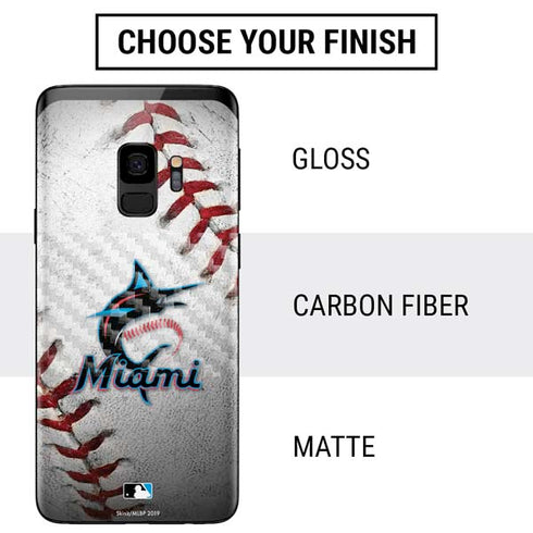 MLB Miami Marlins Game Ball Galaxy S9 Skin