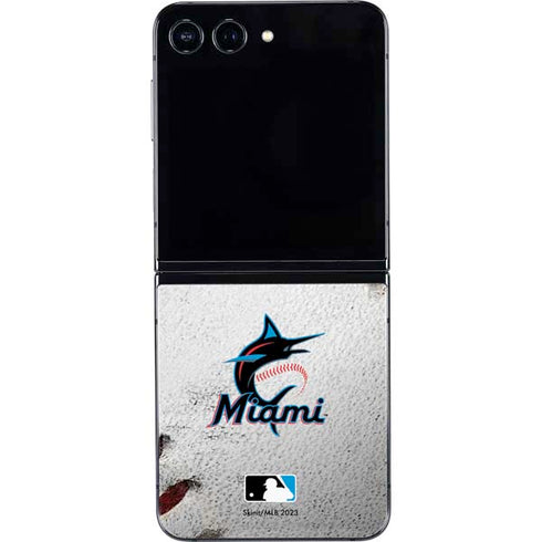 MLB Miami Marlins Game Ball Galaxy Z Flip5 5G Skin