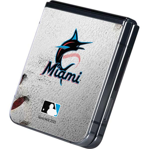 MLB Miami Marlins Game Ball Galaxy Z Flip5 5G Skin