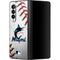 MLB Miami Marlins Game Ball Galaxy Z Fold3 5G Skin