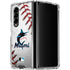MLB Miami Marlins Game Ball Galaxy Z Fold4 5G Clear Case