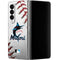 MLB Miami Marlins Game Ball Galaxy Z Fold4 5G Skin