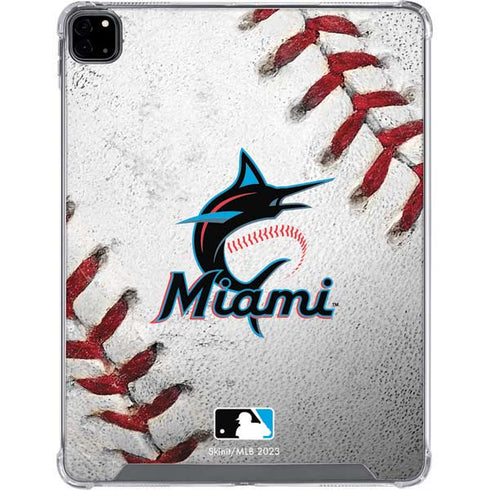 MLB Miami Marlins Game Ball iPad Pro 12.9in (2020) Clear Case