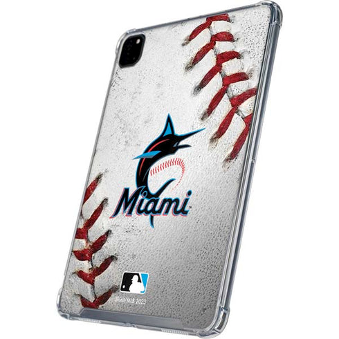 MLB Miami Marlins Game Ball iPad Pro 12.9in (2020) Clear Case