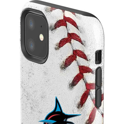 MLB Miami Marlins Game Ball iPhone 11 Impact Case