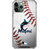 MLB Miami Marlins Game Ball iPhone 11 Pro Max Clear Case