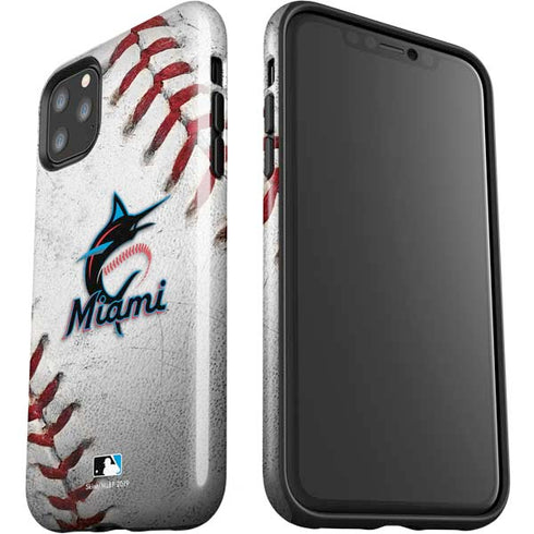 MLB Miami Marlins Game Ball iPhone 11 Pro Max Impact Case