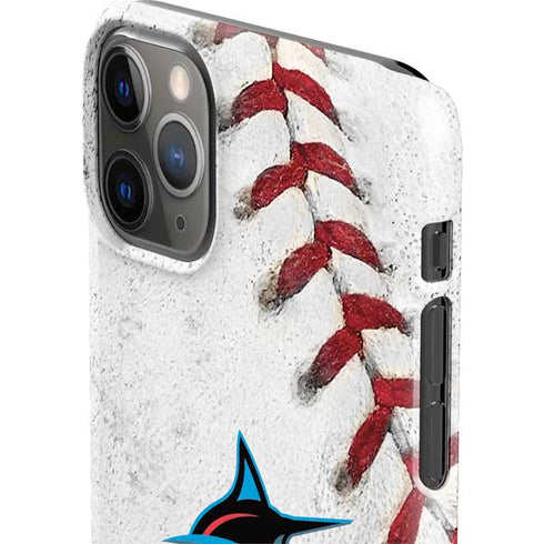 MLB Miami Marlins Game Ball iPhone 11 Pro Max Lite Case