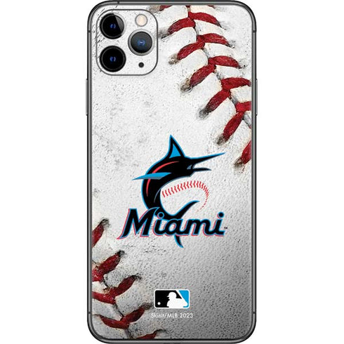MLB Miami Marlins Game Ball iPhone 11 Pro Max Skin
