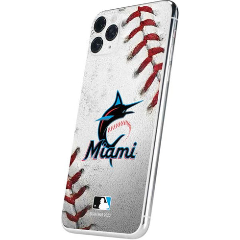 MLB Miami Marlins Game Ball iPhone 11 Pro Max Skin