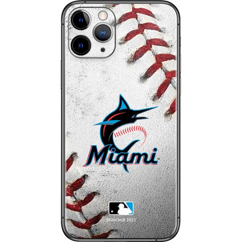 MLB Miami Marlins Game Ball iPhone 11 Pro Skin